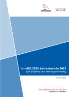 innoBB 2025 Jahresbericht 2023 zum Ergebnis- und Wirkungsmonitoring